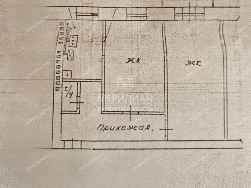 двухкомнатная квартира на улице 50-летия Победы дом 9