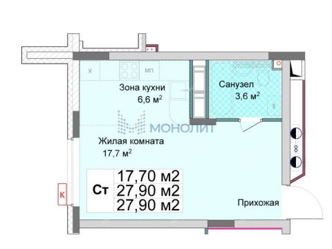 1-komnatnaya-ul-udarnaya-8 фото