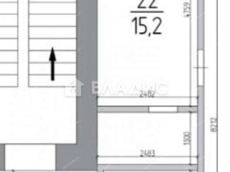 квартира-студия на Алексеевской улице дом 24/27