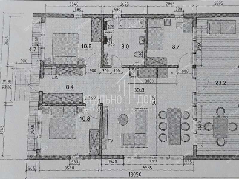 дом на Луговой улице село Федяково