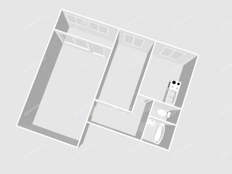 двухкомнатная квартира на Комсомольской улице дом 8