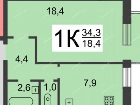 1-komnatnaya-ul-epronovskaya-d-10 фото