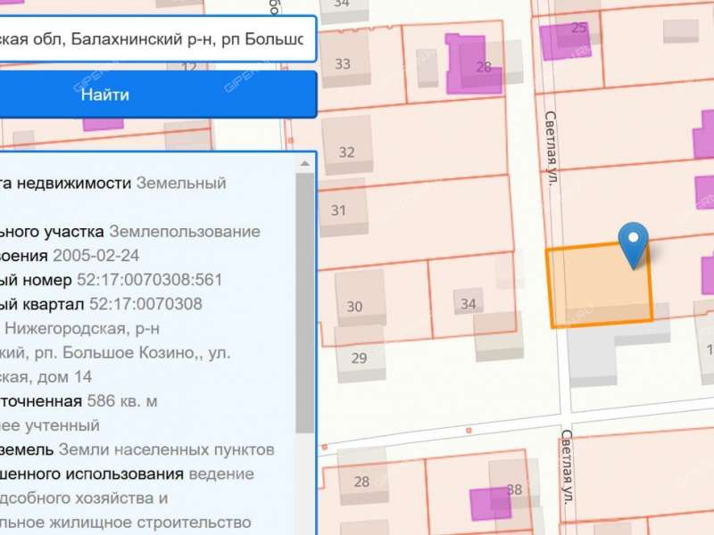 земельный участок 6 соток Первомайская улица рабочий посёлок Большое Козино