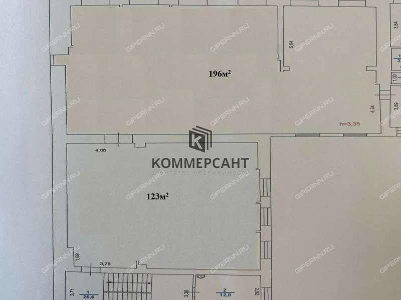 помещение под помещение свободного назначения на Нижне-Волжской набережной