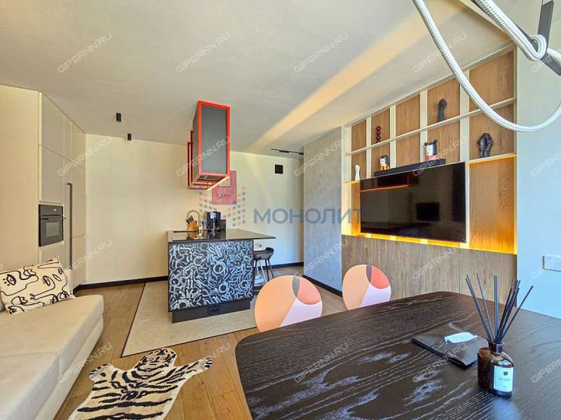 двухкомнатная квартира на улице Цветочная дом 12 к2