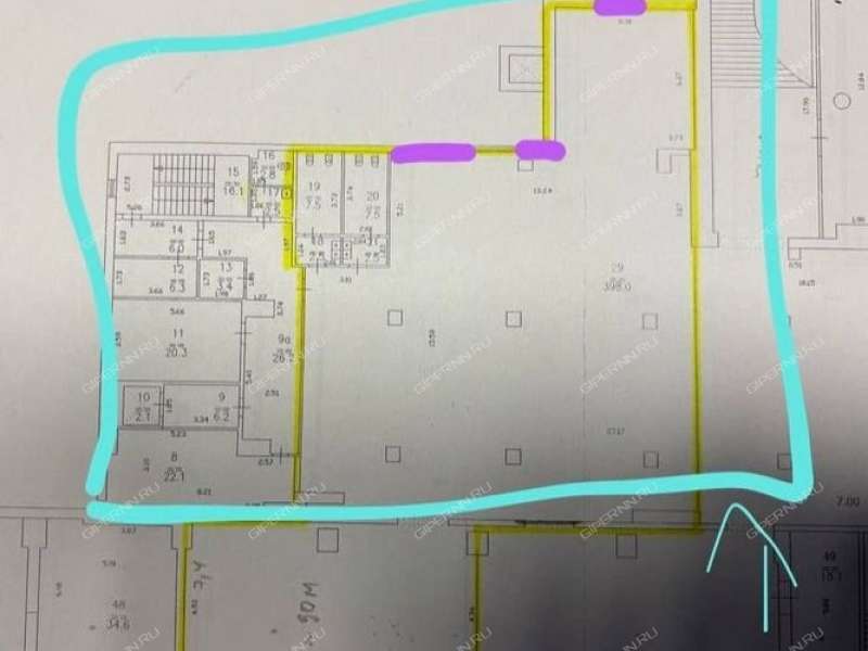 помещение под торговую площадь на Советская ул, д. 12