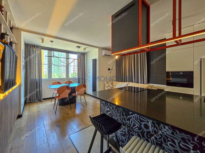 двухкомнатная квартира на улице Цветочная дом 12 к2