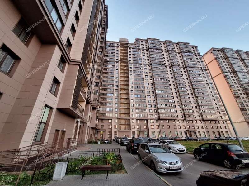 двухкомнатная квартира на улице Июльских Дней дом 1 к2