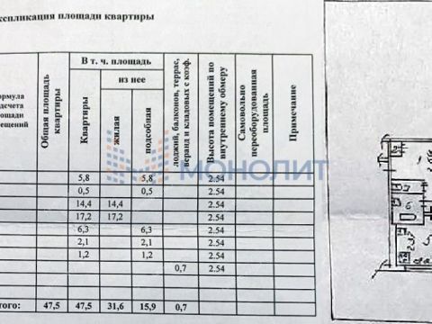 2-komnatnaya-gorod-dzerzhinsk-gorodskoy-okrug-dzerzhinsk фото