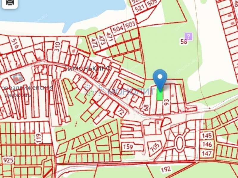 земельный участок 18 соток - село Тимонькино
