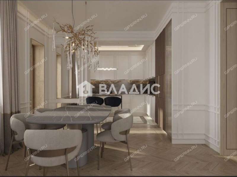 трёхкомнатная квартира на улице Маршала Баграмяна дом 4