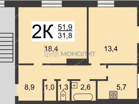 2-komnatnaya-ul-dvizhencev-d-4 фото