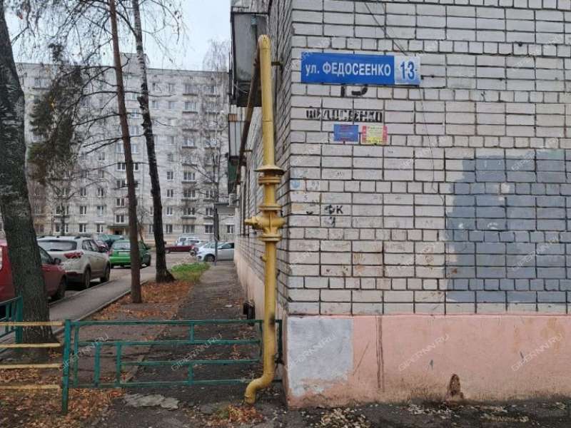 однокомнатная квартира на улице Федосеенко дом 13
