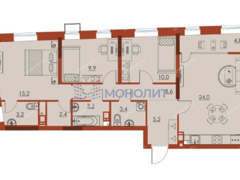 4-komnatnaya-v-granicah-ulic-oktyabrskoy-revolyucii-grigoreva-vitebskaya фото