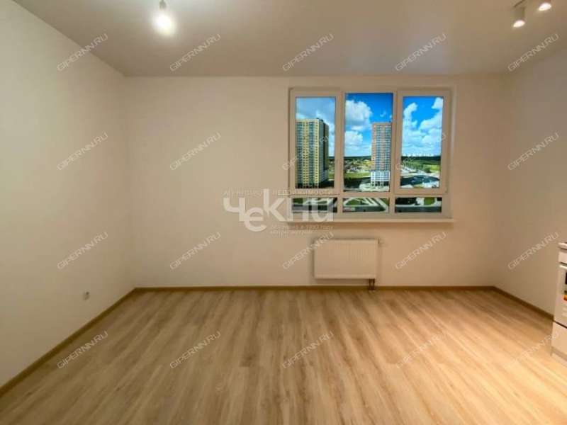 двухкомнатная квартира в новостройке примерно в 0,3 км на северо-восток от д.Анкудиновка, д.3 в ЖК КМ Анкудиновский парк, 47 деревня Анкудиновка