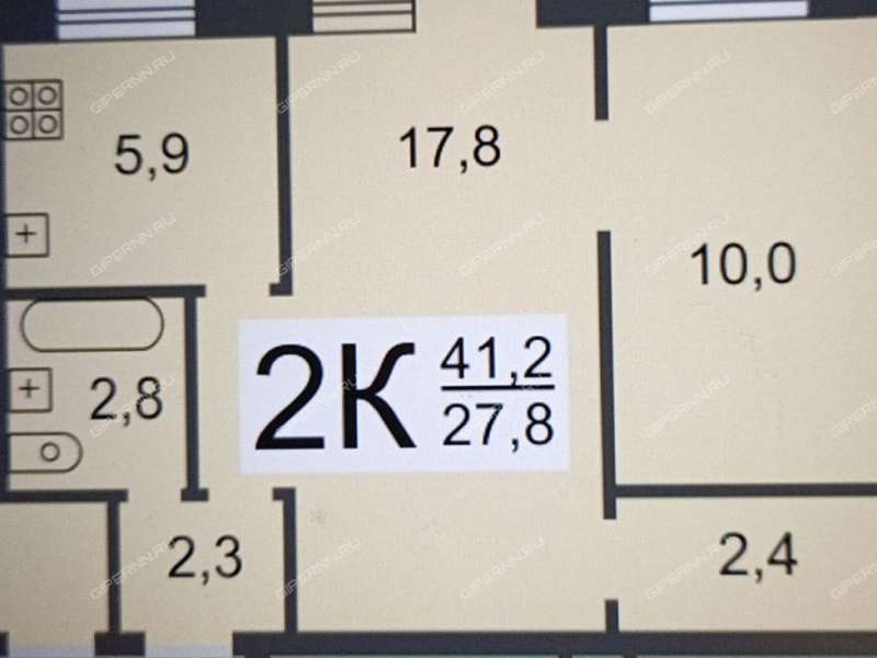 двухкомнатная квартира на Тихорецкой улице дом 9