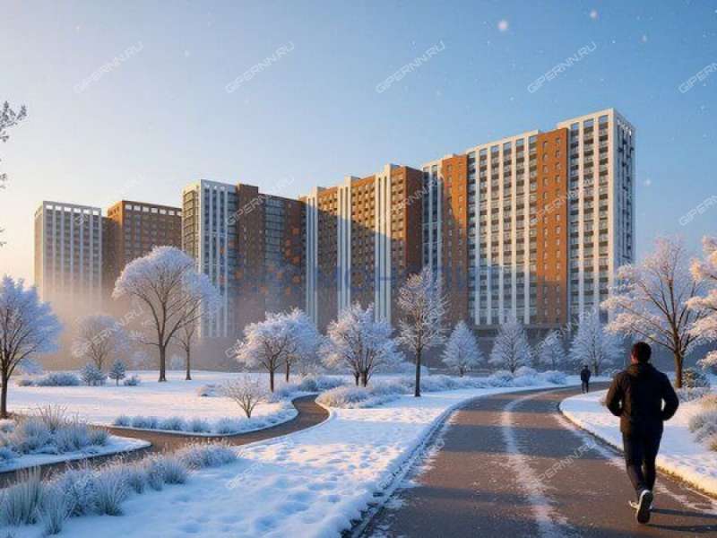 однокомнатная квартира в новостройке на 2-й Оранжерейной улице дом 4