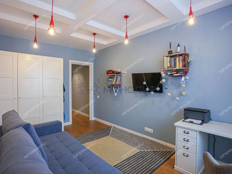 трёхкомнатная квартира на Мещерском бульваре дом 9