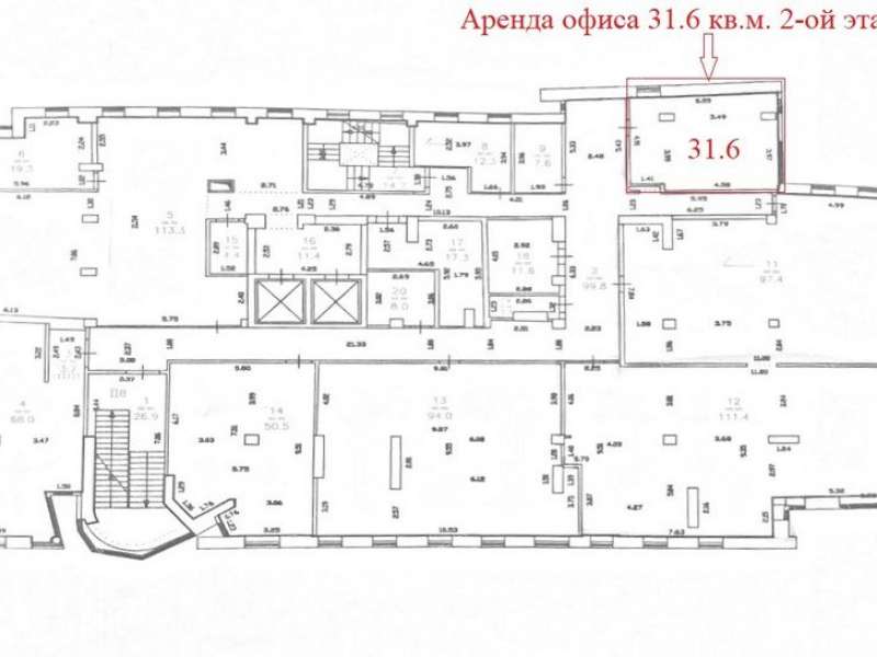 помещение под офис на Большая Печерская ул., д.40