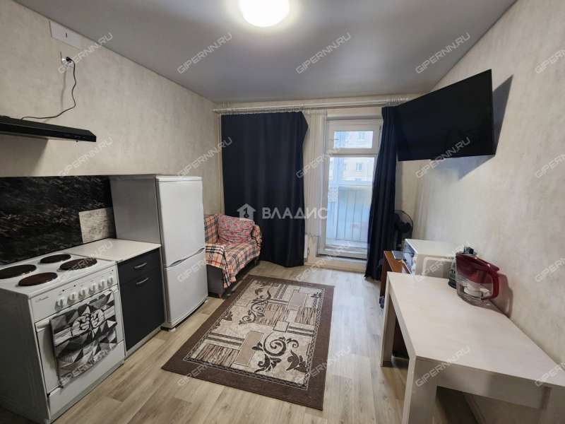 однокомнатная квартира на улице Васильева дом 33А