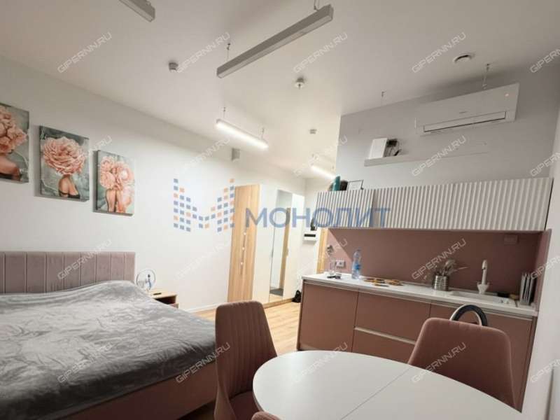 квартира-студия на Бурнаковской улице дом 97