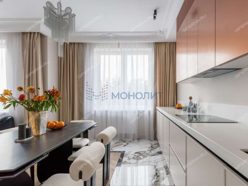 трёхкомнатная квартира на улице Белинского дом 66