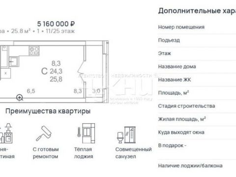1-komnatnaya-ankudinovka-kstovskiy-rayon фото