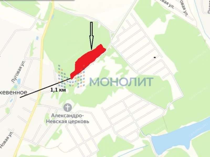 земельный участок под коттеджный посёлок в Богородском районе Нижегородской области