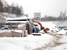 Террасный парк в Нижнем Новгороде. Смотрим, как идут работы в Почаинском овраге